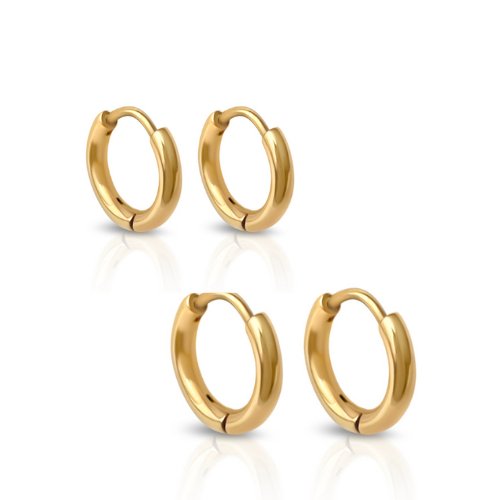 Metro Sleeper Hoop Earring Bundle-EVER Jewellery-stride