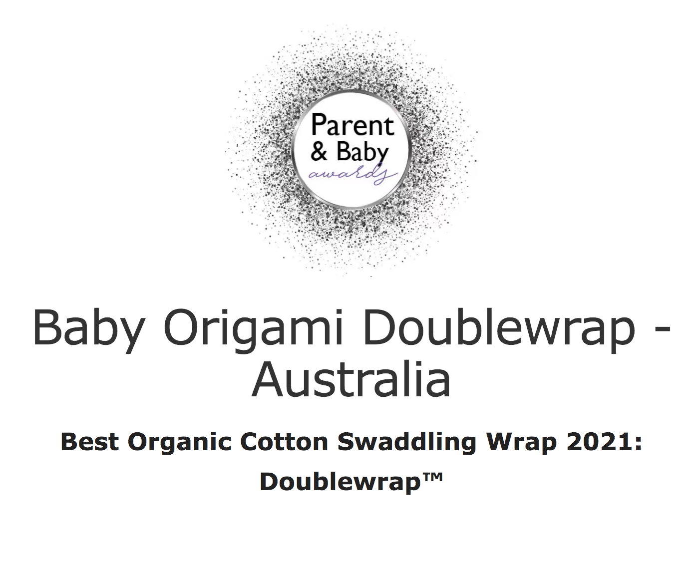 Baby Origami Double Wrap™