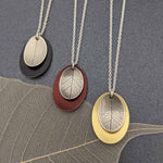 AUTUMN - small leaf necklace-Erin K Jewellery-stride