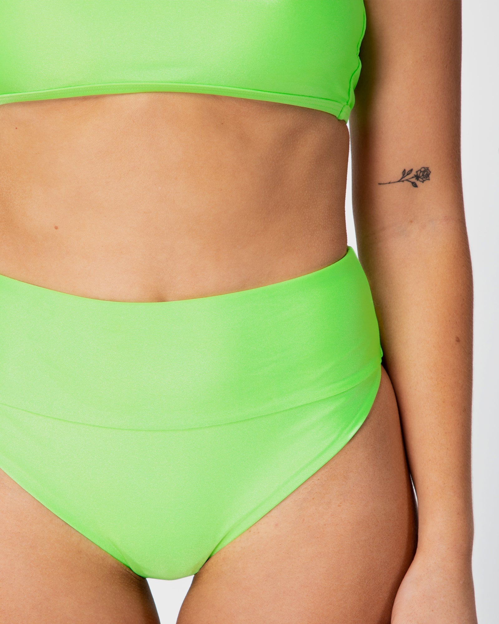 <b>Bahamas</b><br>Lime Green Bandeau Top<br>-Cali Rae-stride