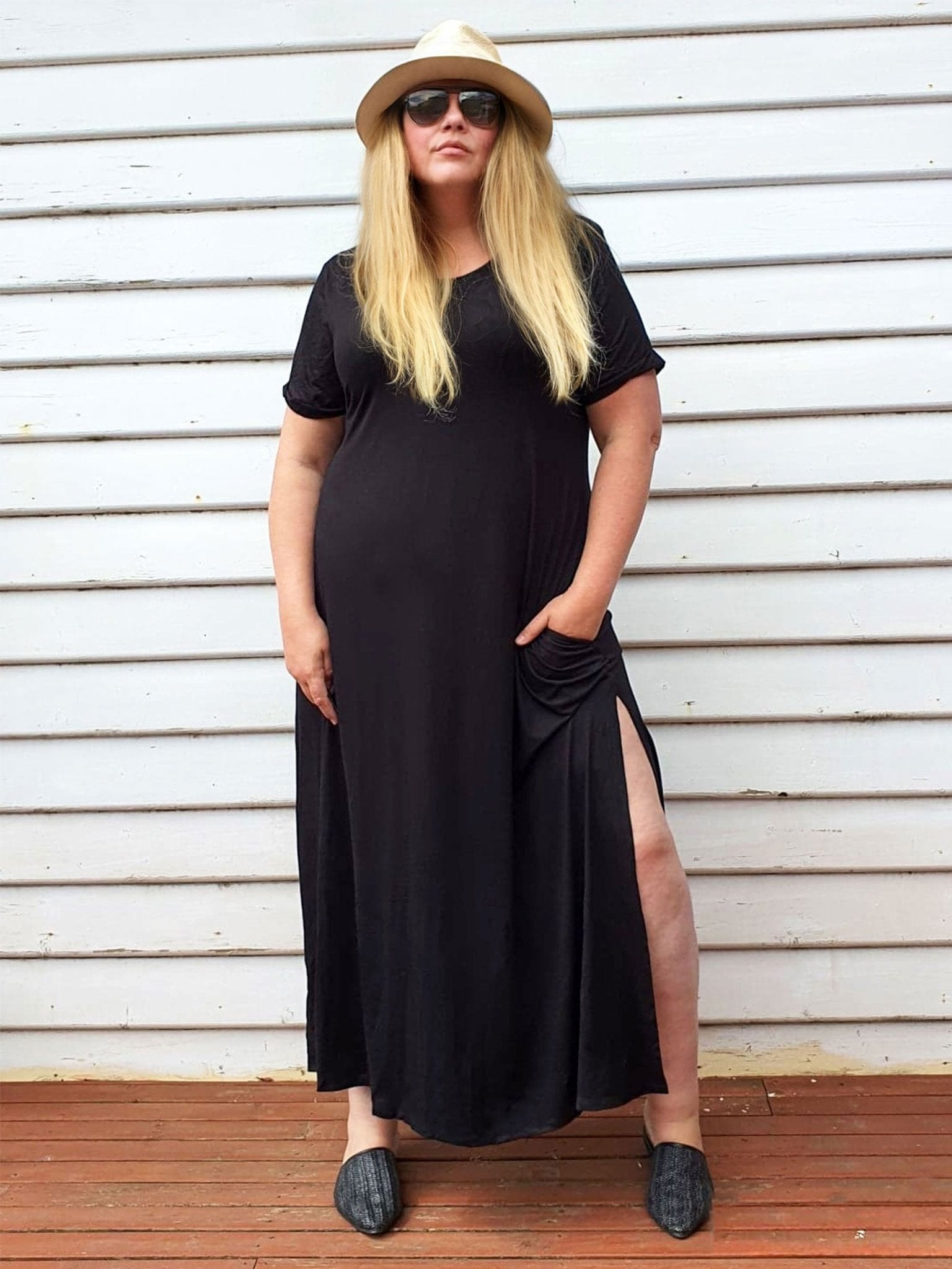 EveryDay T-Shirt Maxi Dress // Black