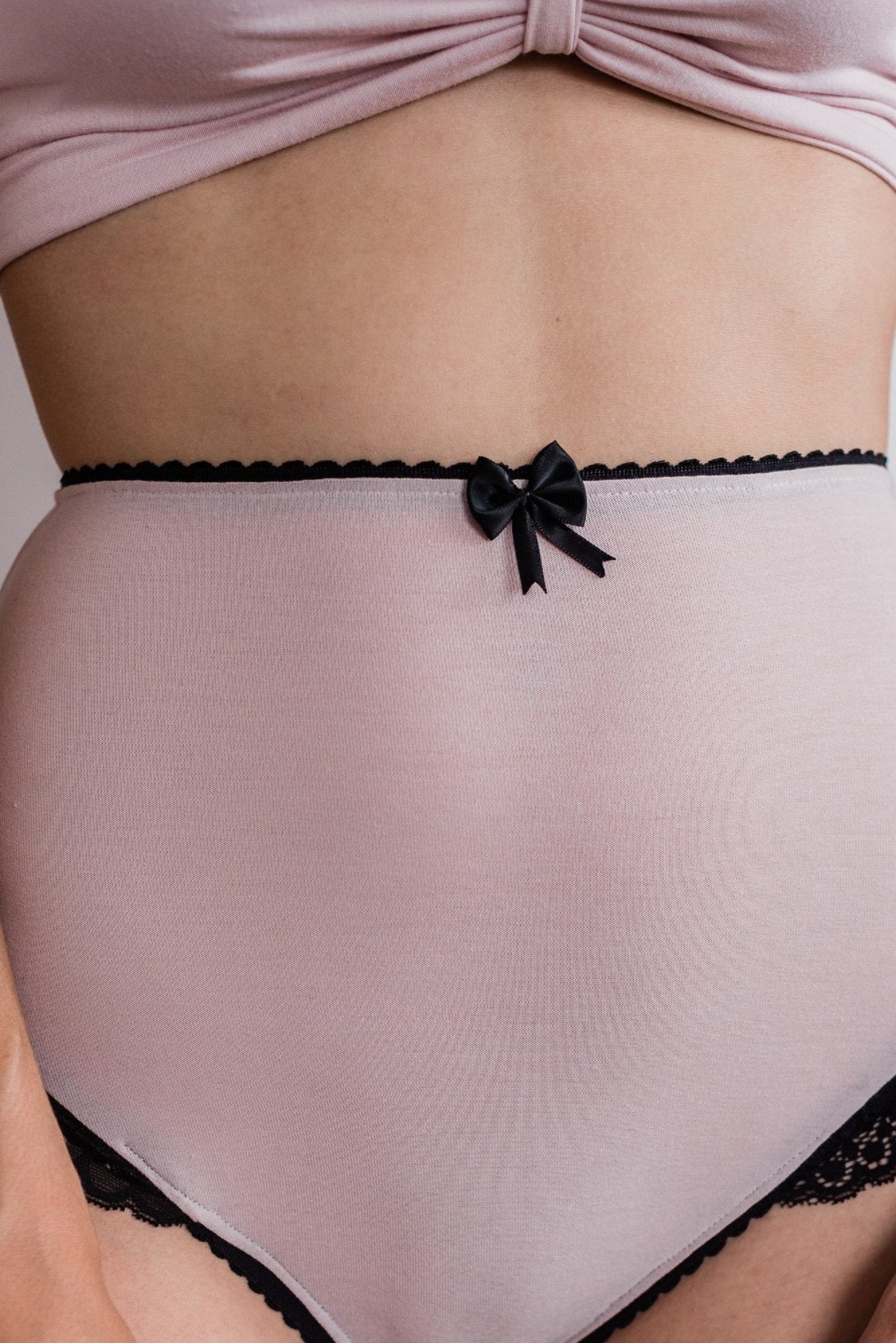 Femme High Waisted Knickers-Lazy Girl Lingerie-stride