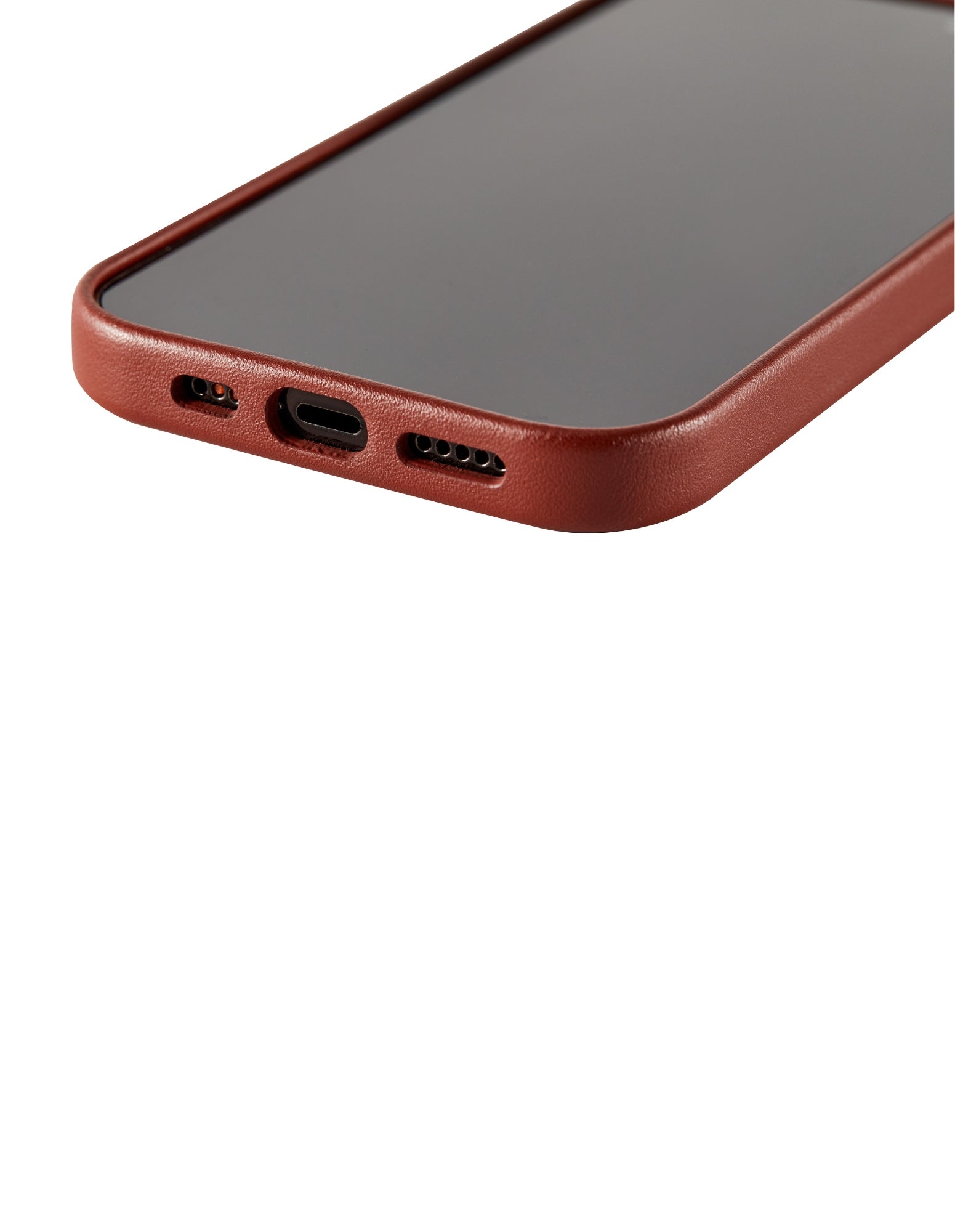 iPHONE 14 PRO VEGAN LEATHER CASE WITH MAGSAFE - BROWN-La Enviro-stride