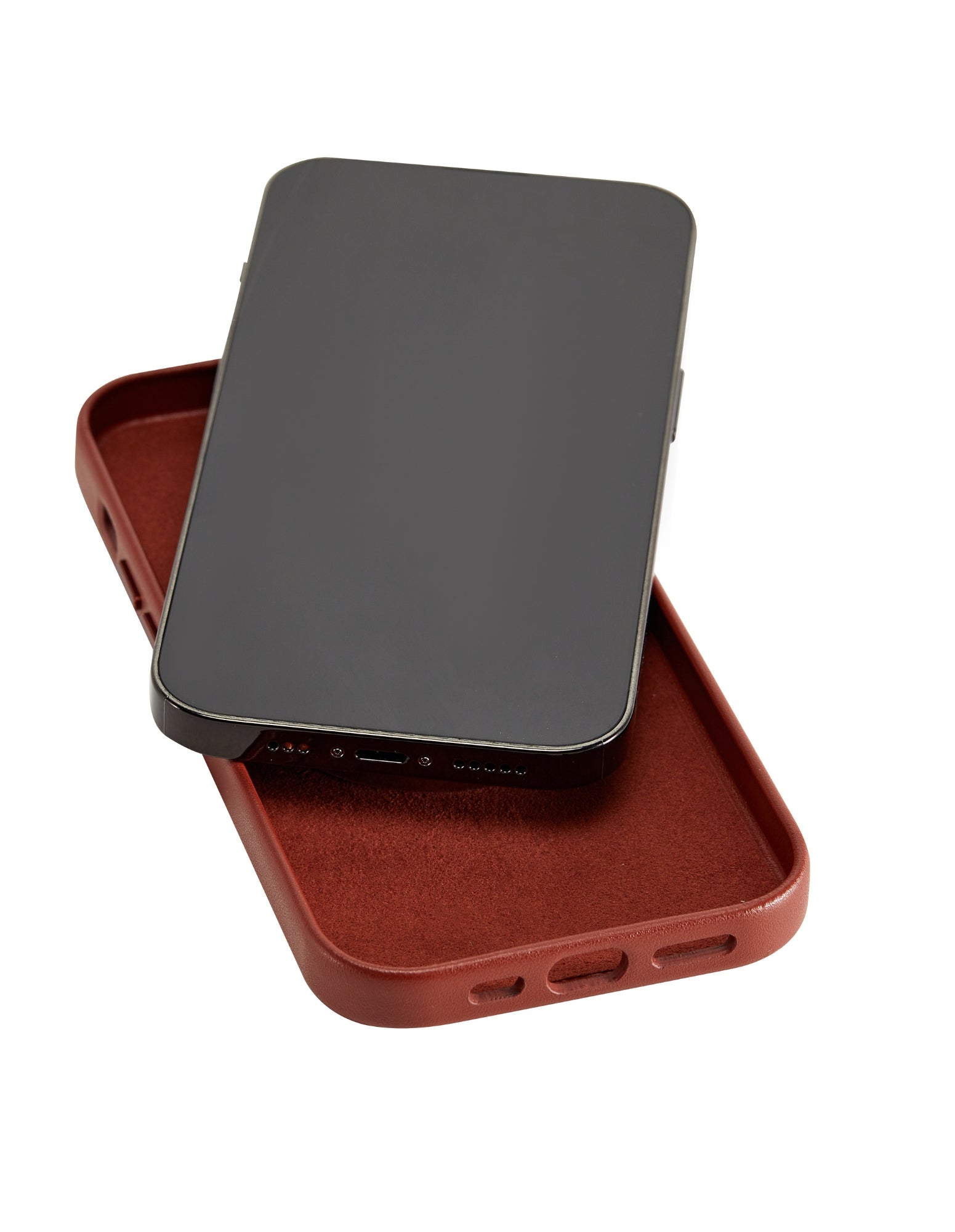 iPHONE 14 PRO VEGAN LEATHER CASE WITH MAGSAFE - BROWN-La Enviro-stride