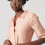 Mellow Rose Linen Viscose Blouse-Why Mary-stride