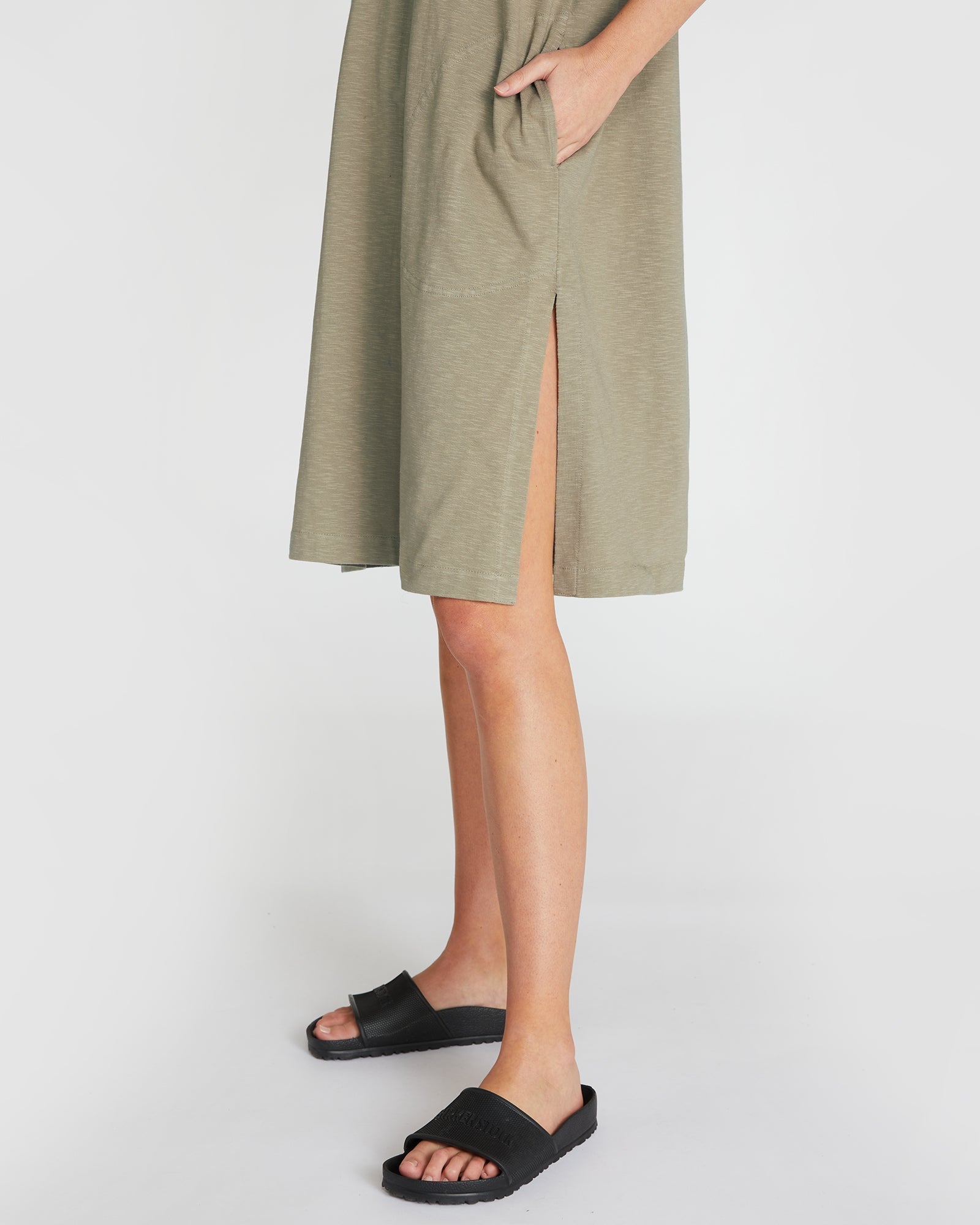 The Slub Tee Dress | Safari-Cloth & Co-stride