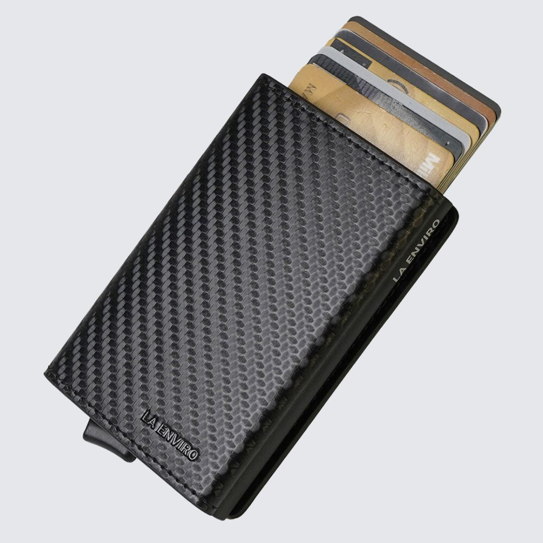LEURA 2.0 Vegan Unisex Wallet I Carbon Black