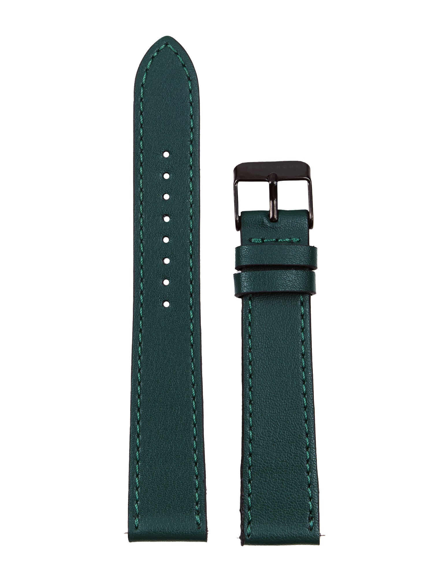 WATCH STRAP - VINE VEGAN LEATHER - BLACK BUCKLE | GRAPE 18MM