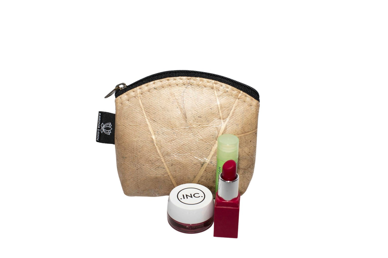 Beige Cosmetic Bag - Small-Karuna Dawn-stride