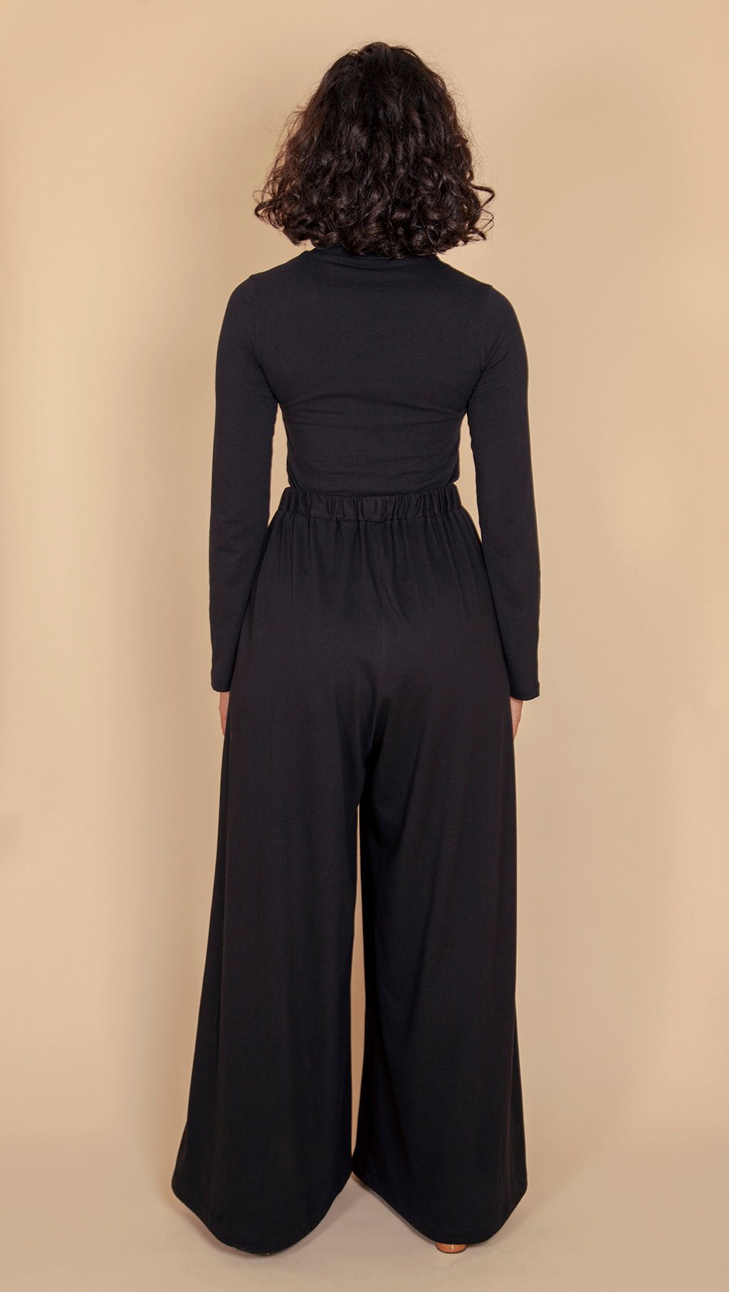 BLACK ORGANIC COTTON SKIVVY 200gsm - Genkstasy - stride
