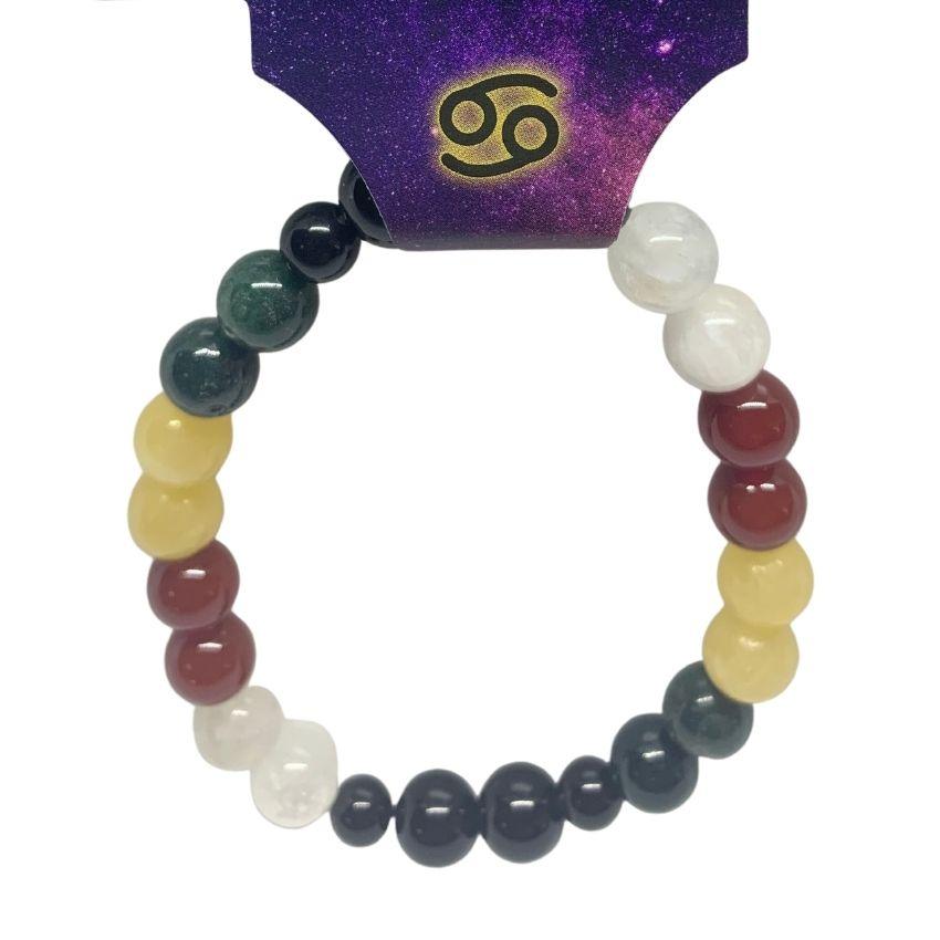 Cancer | Crystal Healing Bracelet for Zoadic Energy - Empowered Clothing - stride