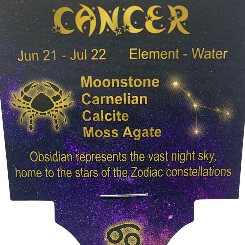 Cancer | Crystal Healing Bracelet for Zoadic Energy - Empowered Clothing - stride