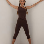 Capri Legging - Dark Brown - Pinky & Kamal - stride