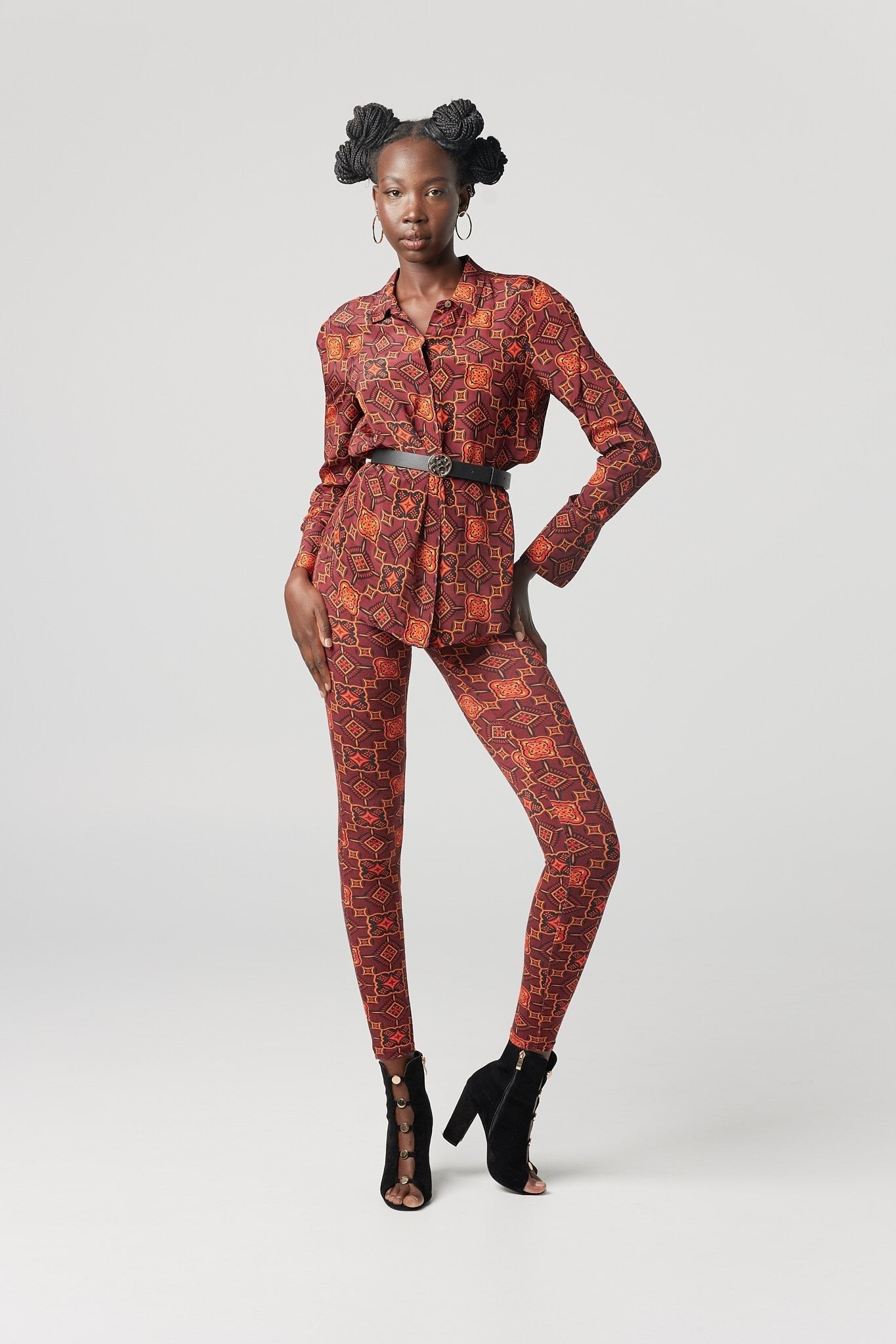 "Casablanca" Printed Leggings - Why Mary - stride