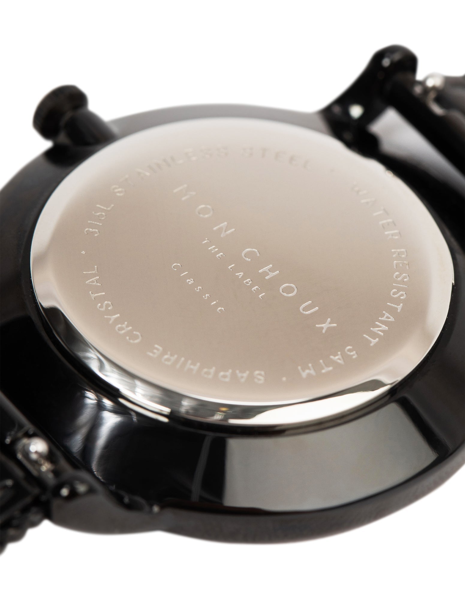 CLASSIC - NOIR WATCH - MESH - Mon Choux - stride