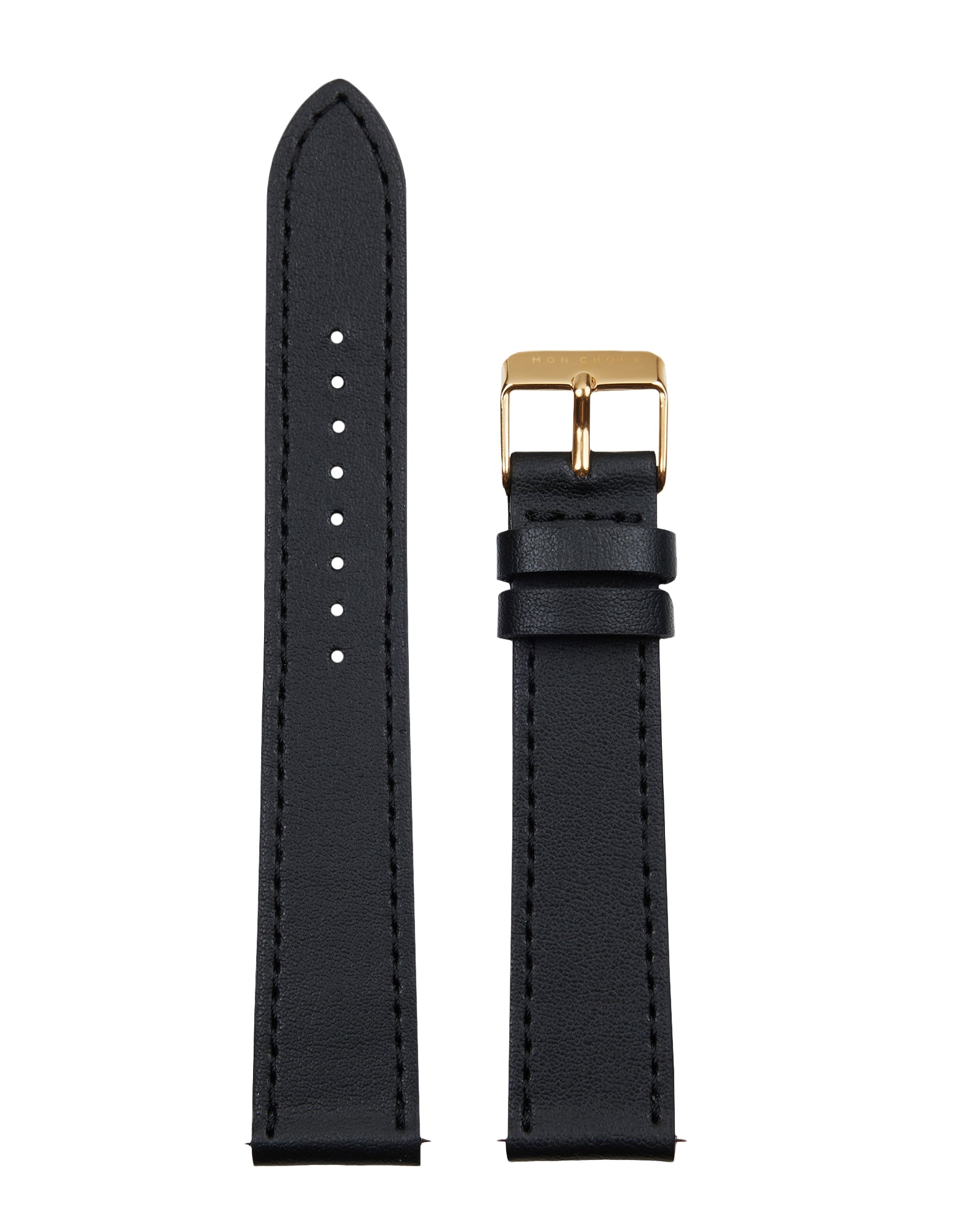 CLASSIC - WHITE/GOLD - NOIR VEGAN LEATHER - Mon Choux - stride