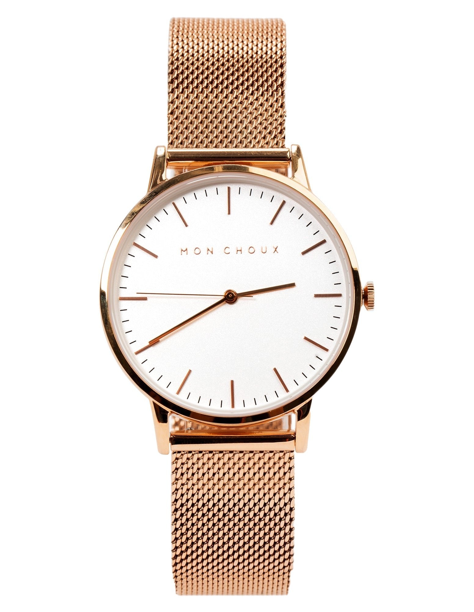 CLASSIC - WHITE/ROSE GOLD - ROSE GOLD MESH - Mon Choux - stride