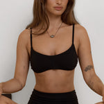 Day Bralette - Black - Pinky & Kamal - stride