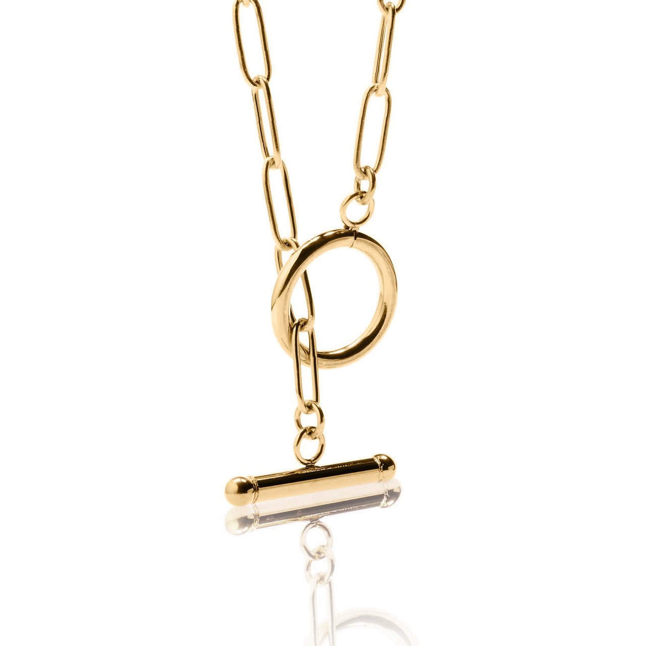 Downtown Toggle Chain Necklace-EVER Jewellery-stride