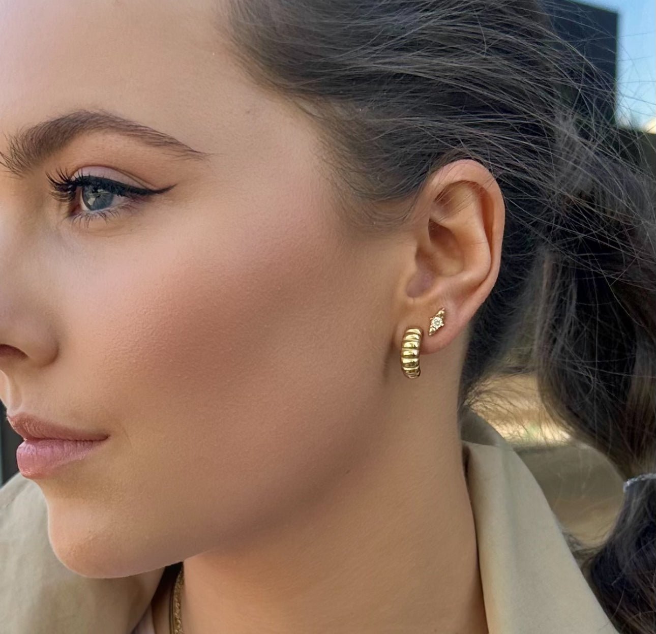 Fusion Stud Earrings - EVER Jewellery - stride