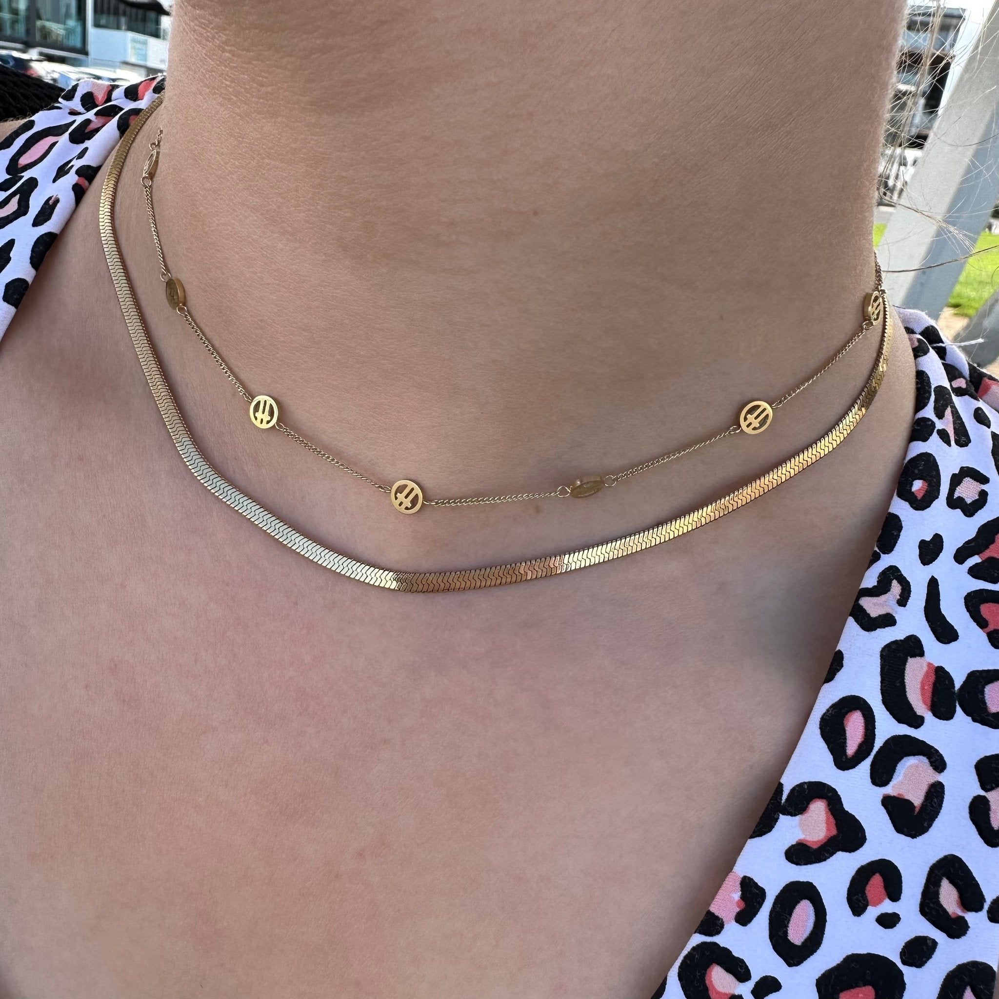 Game Day Gold Necklace-EVER Jewellery-stride