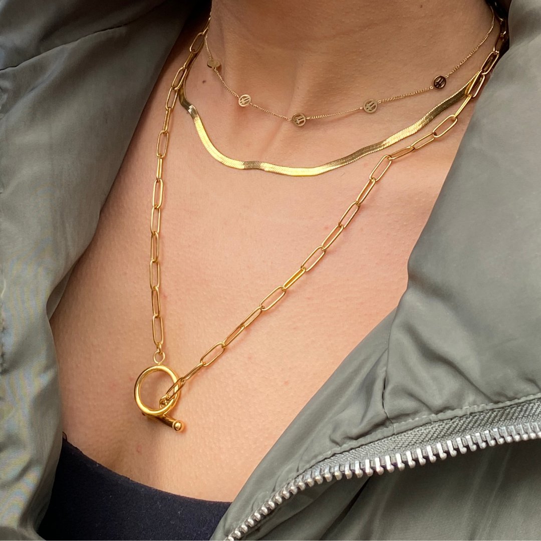 Game Day Gold Necklace-EVER Jewellery-stride