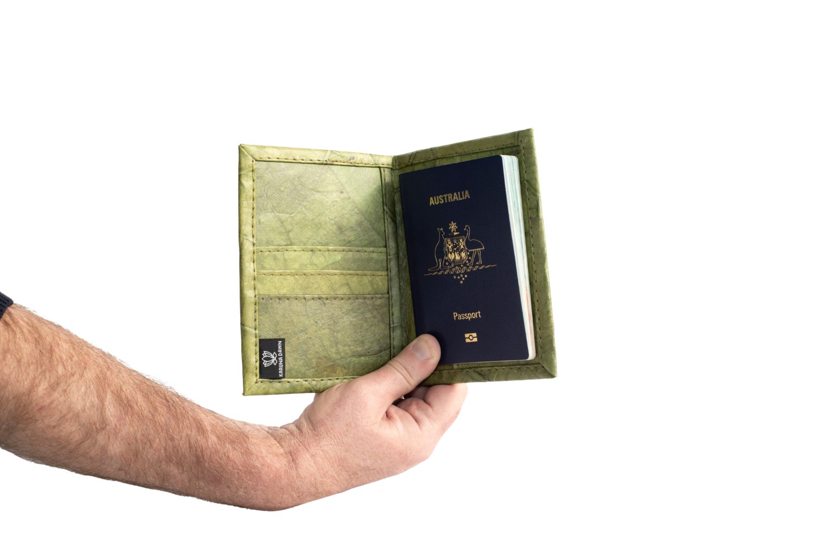 Green Passport Holder-Karuna Dawn-stride
