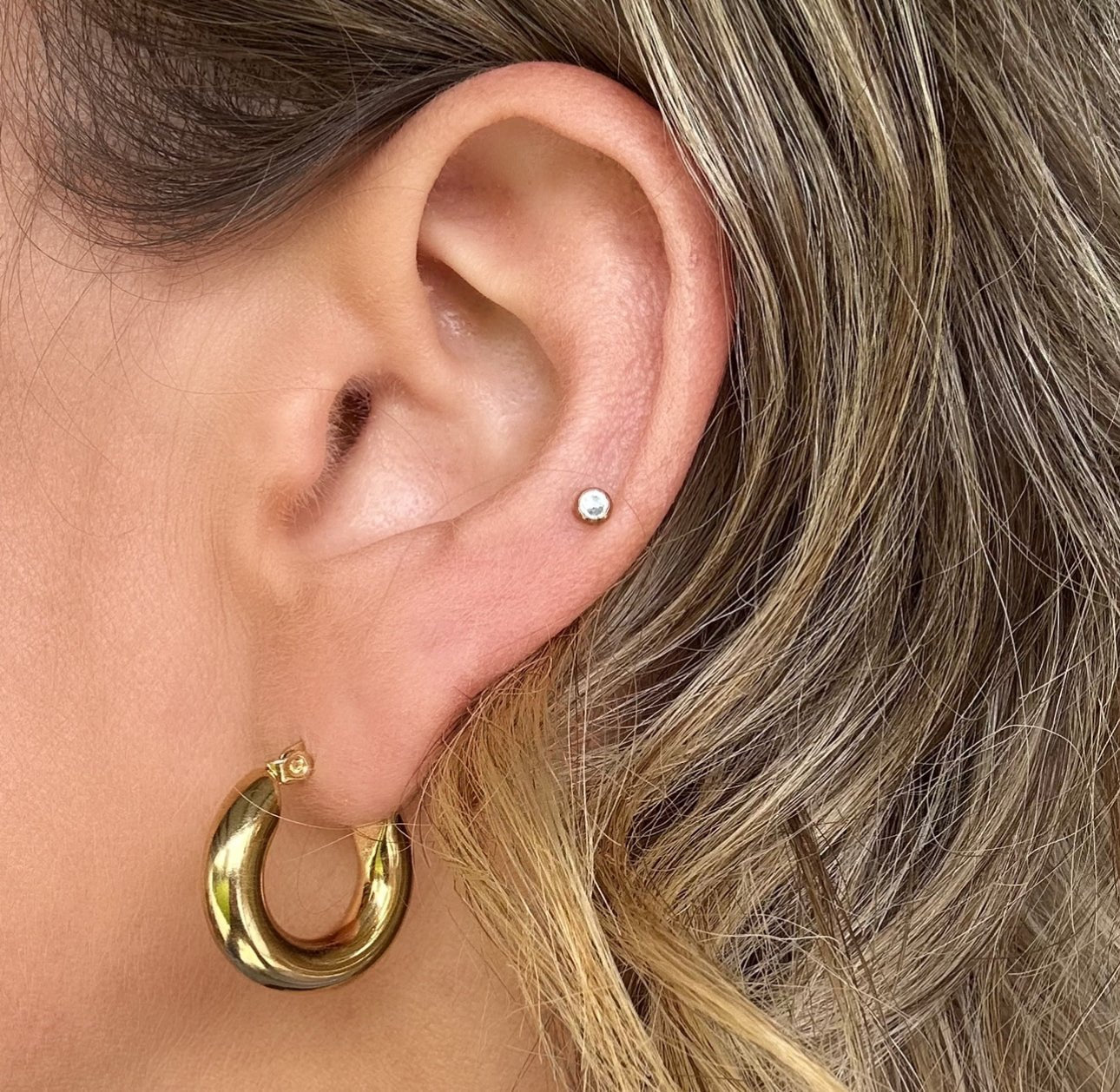 Hustle Hoop Earrings - Small - EVER Jewellery - stride