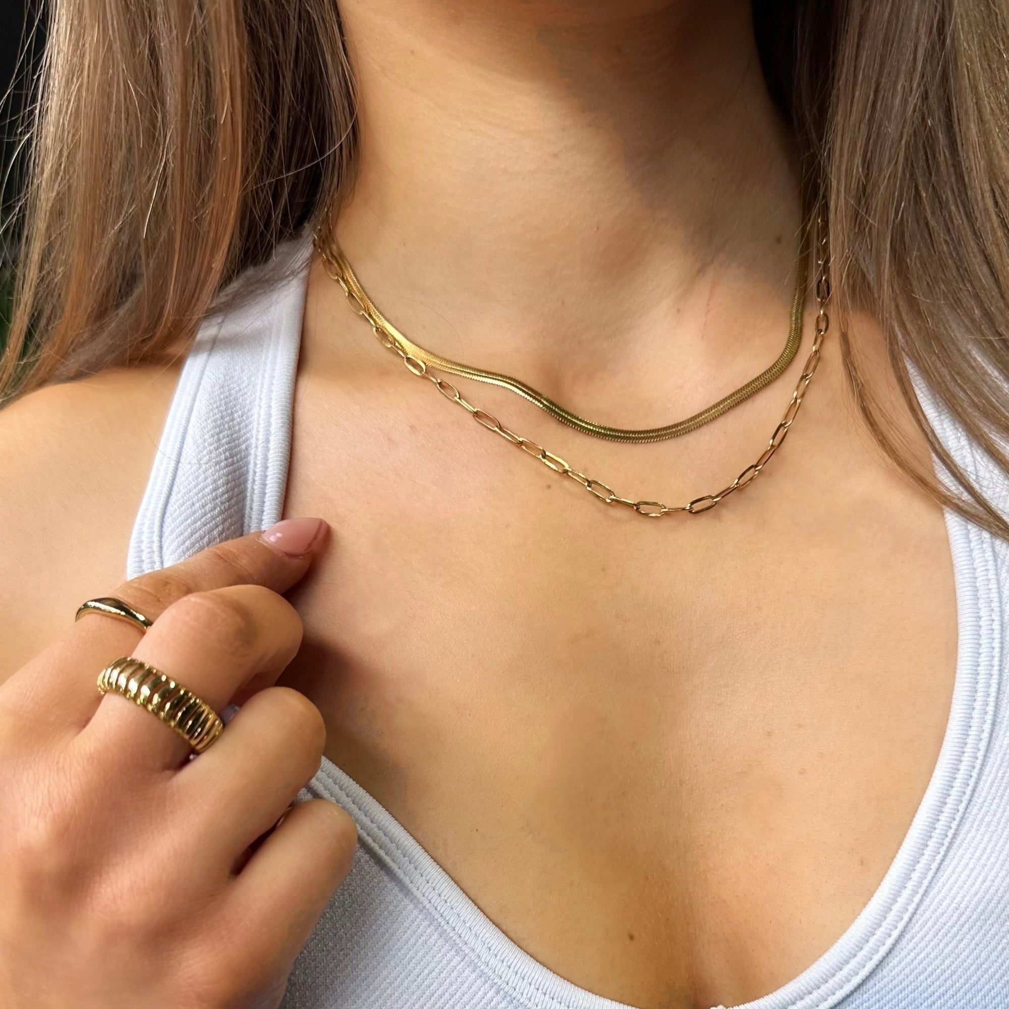 Laneway Chain Necklace-EVER Jewellery-stride