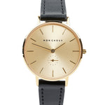 LILLE - GOLD TONE - NOIR VEGAN LEATHER - Mon Choux - stride