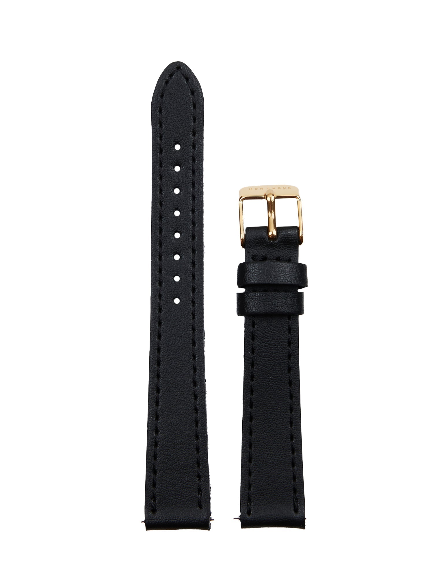 LILLE - GOLD TONE - NOIR VEGAN LEATHER - Mon Choux - stride