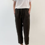 Linen Easy Pant - Dark Olive - Tluxe - stride