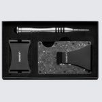 LORNE FORGED CARBON WALLET I MATTE SILVER - La Enviro - stride