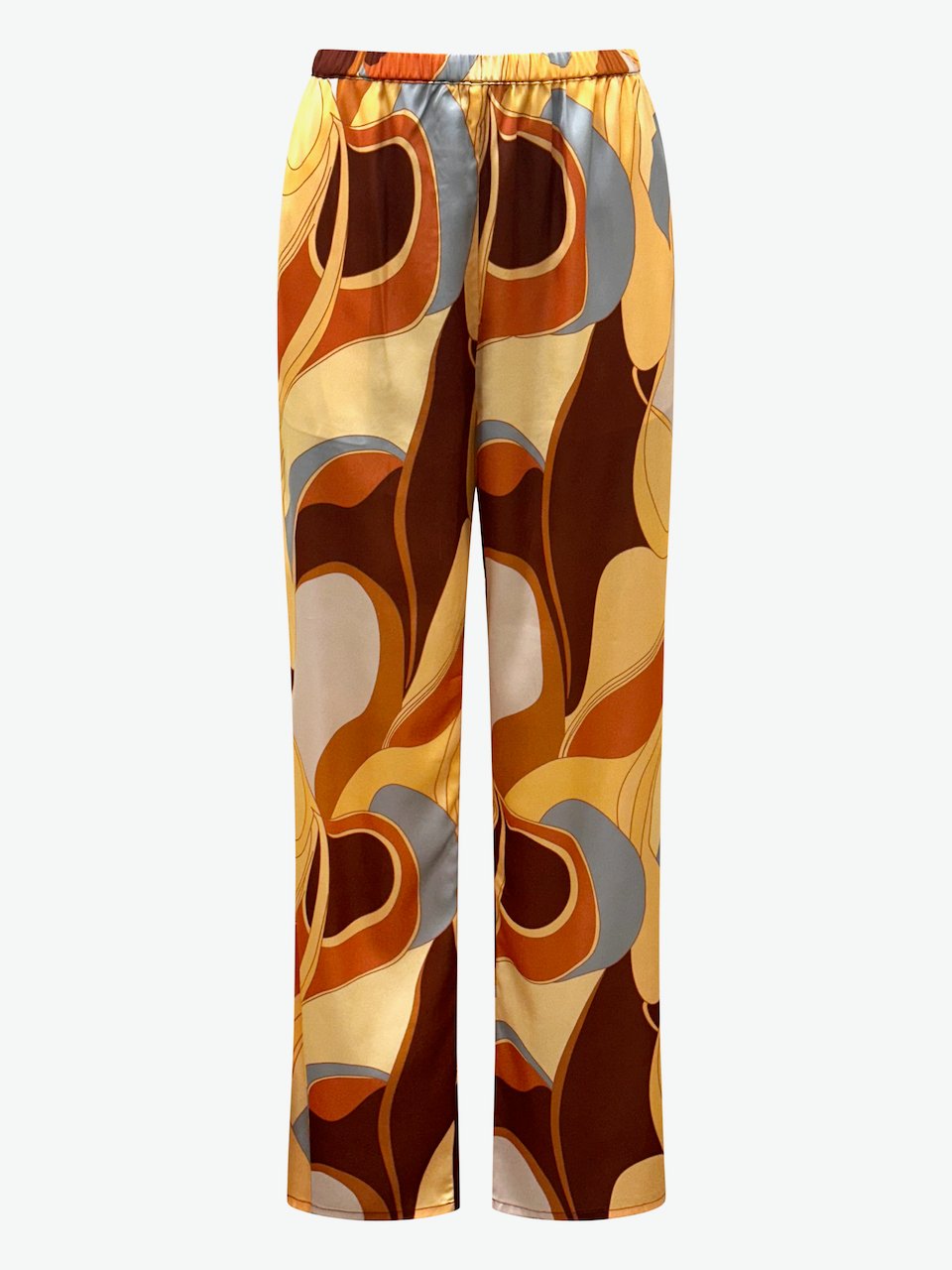 "Marisa" Retro Print Pants Suit - Why Mary - stride