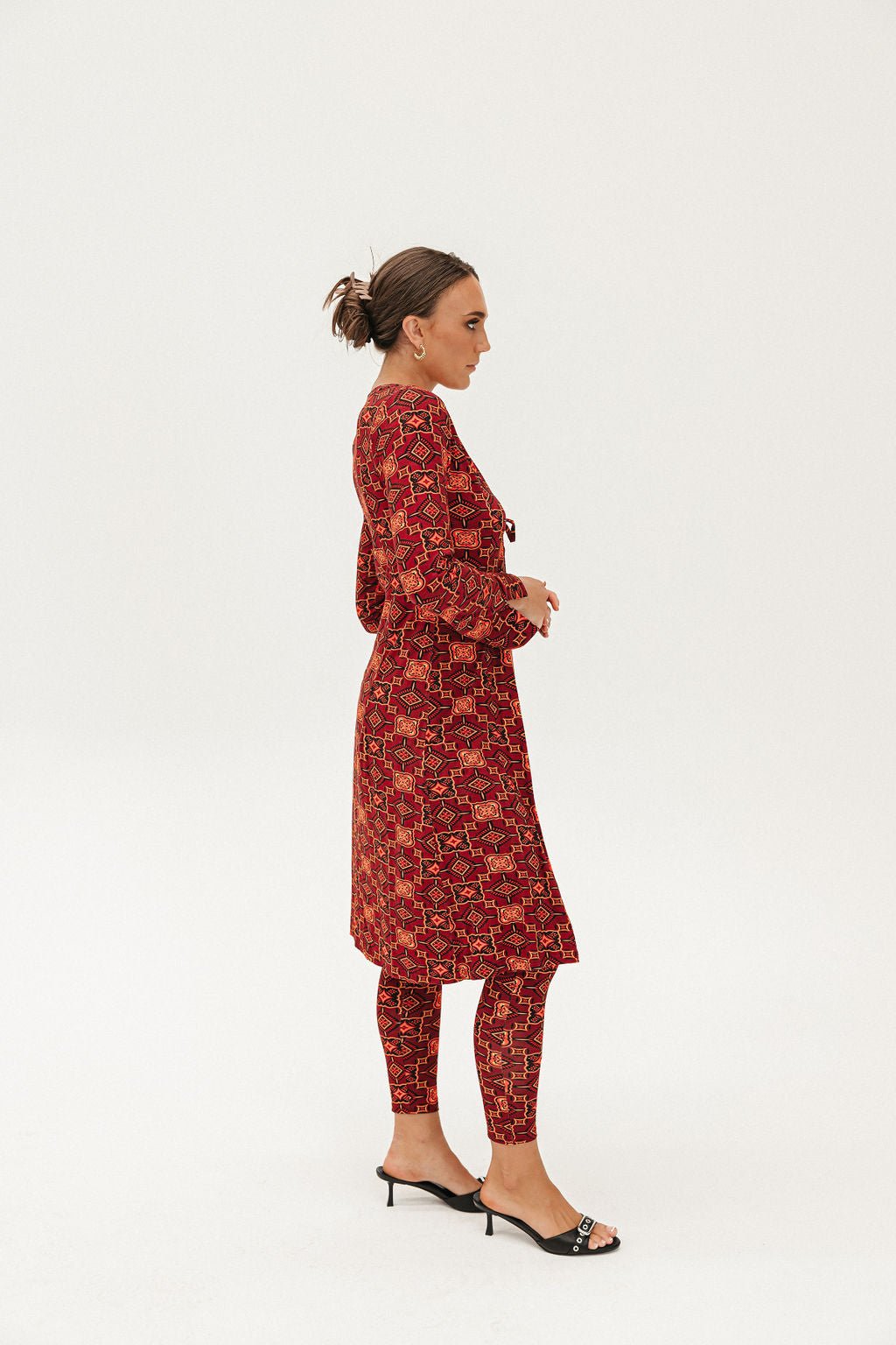 "Moroccan Sunset" Wrap Dress - Why Mary - stride
