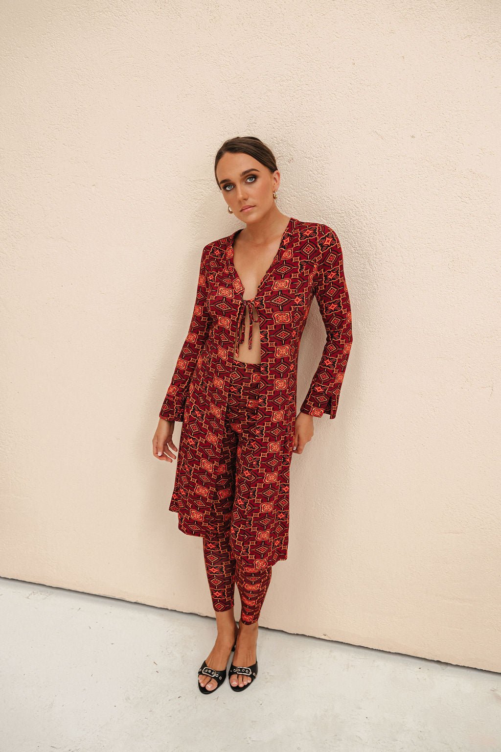 "Moroccan Sunset" Wrap Dress - Why Mary - stride