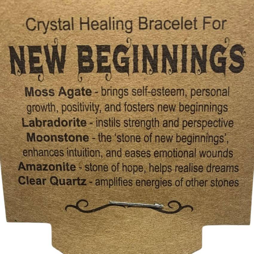 New Beginnings | Crystal Healing Bracelet - Empowered Clothing - stride
