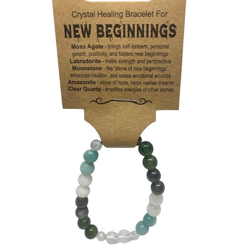 New Beginnings | Crystal Healing Bracelet - Empowered Clothing - stride