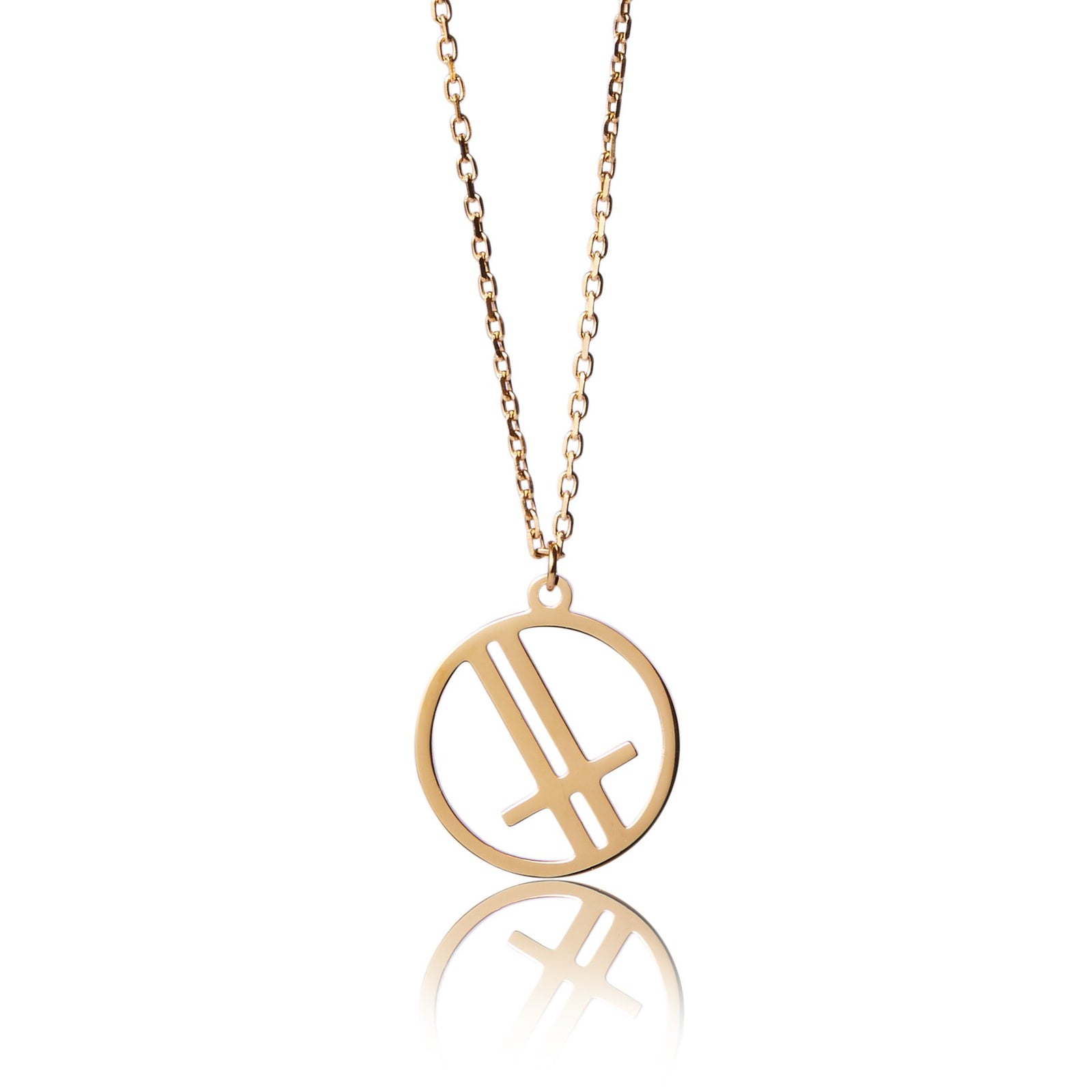 Overtime Gold Pendant Necklace-EVER Jewellery-stride