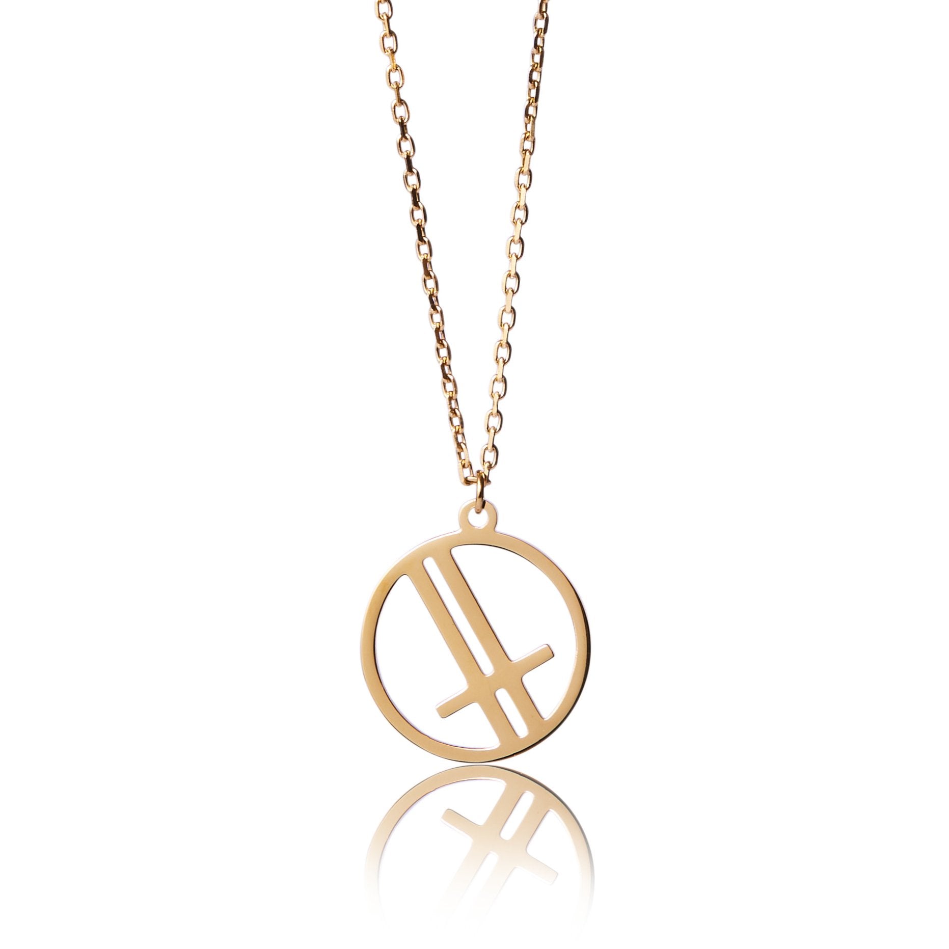 Overtime Gold Pendant Necklace-EVER Jewellery-stride