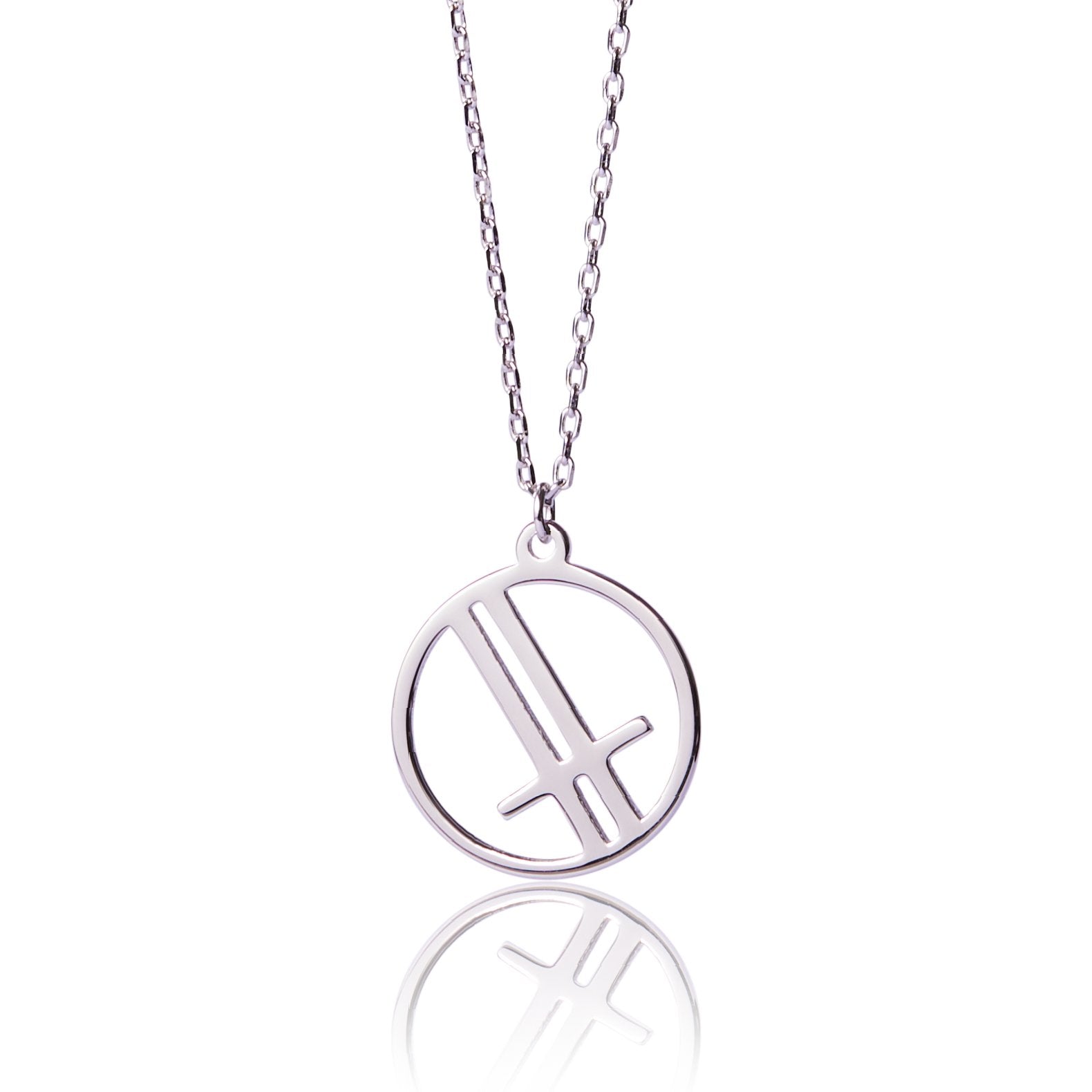 Overtime Silver Pendant Necklace-EVER Jewellery-stride