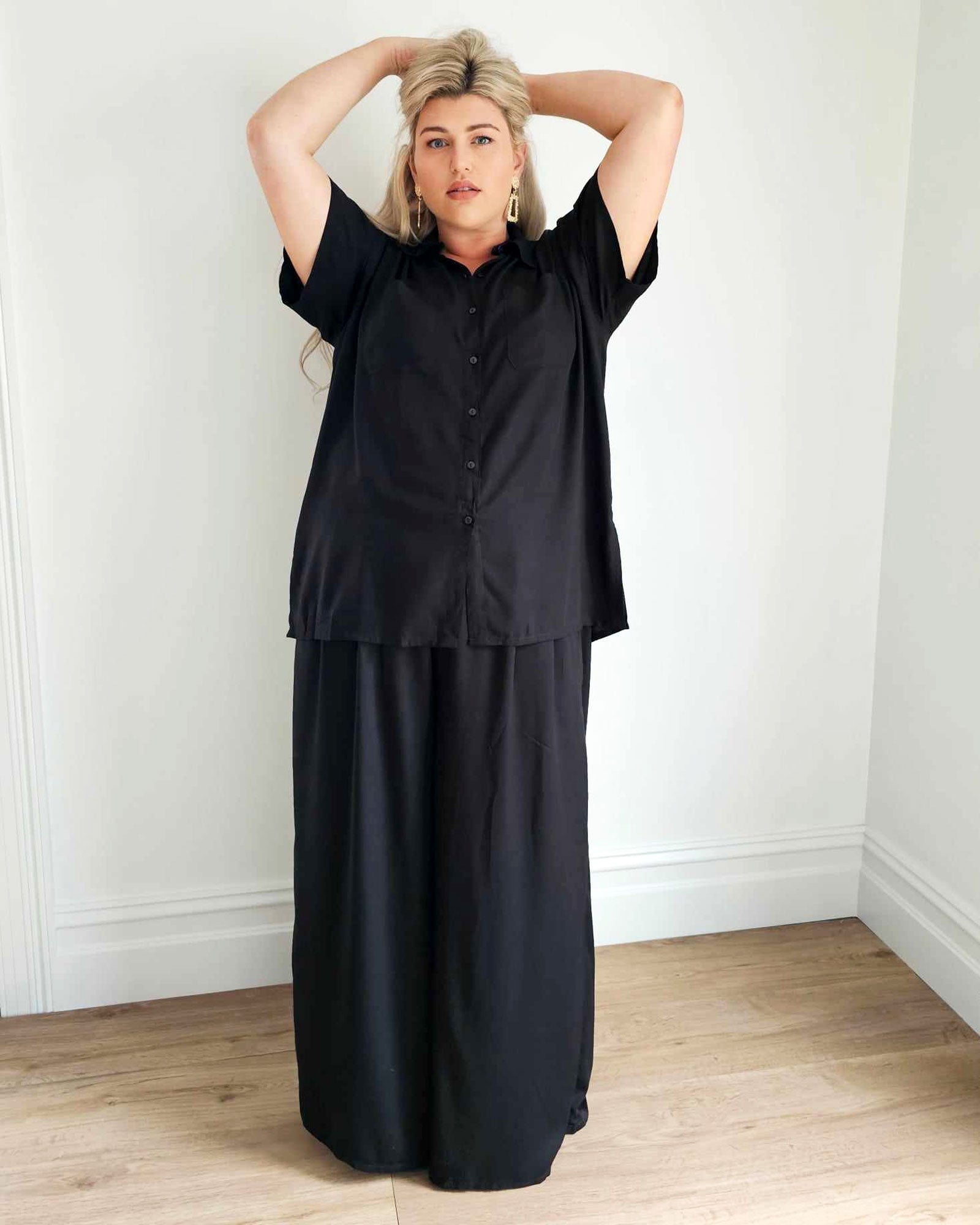 Palazzo Wide Leg Pants - Hope & Harvest - stride