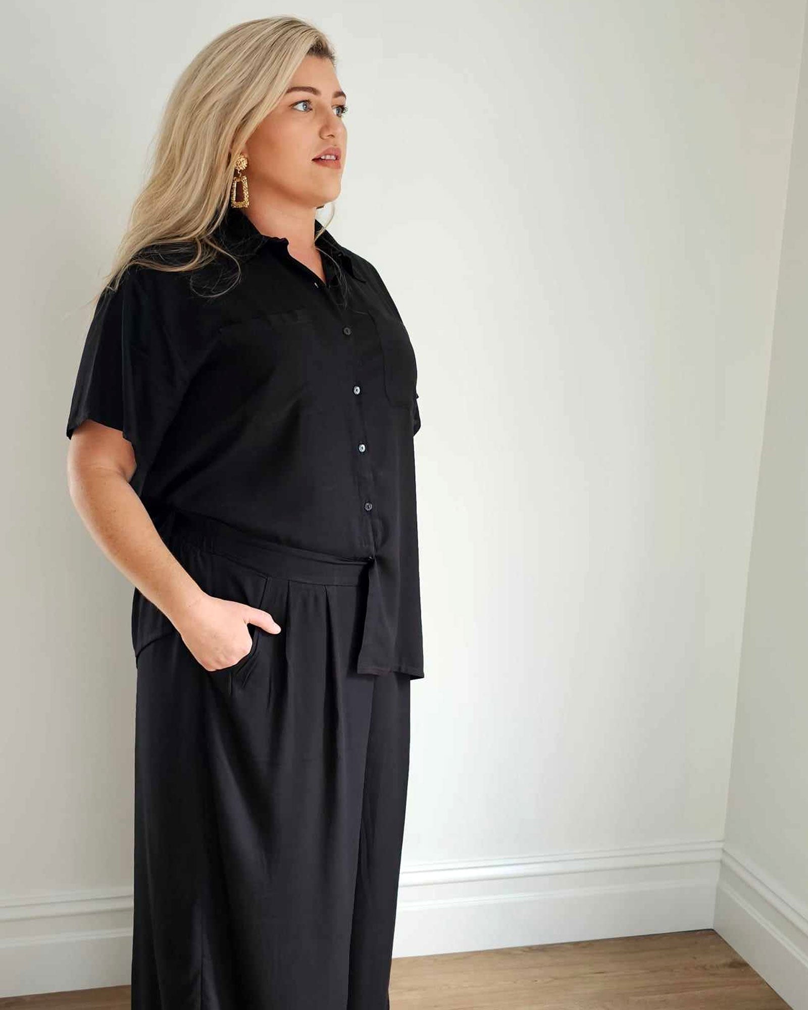 Palazzo Wide Leg Pants - Hope & Harvest - stride