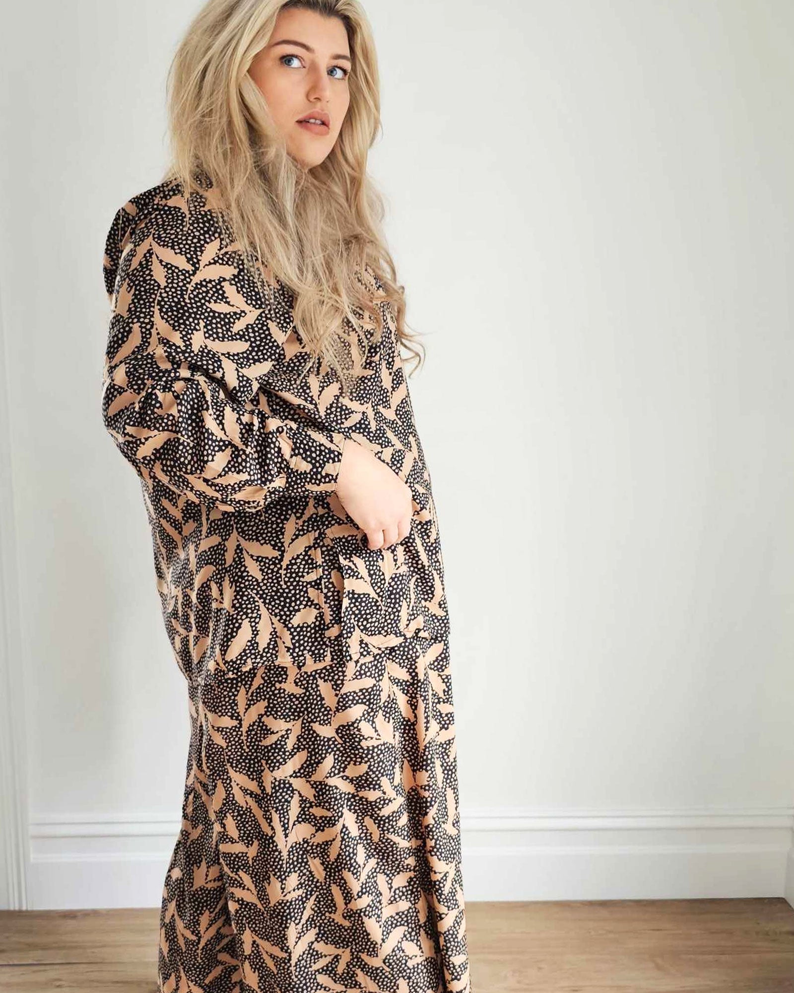 Palazzo Wide Leg Pants // Leaf Multi - Hope & Harvest - stride