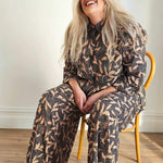 Palazzo Wide Leg Pants // Leaf Multi - Hope & Harvest - stride