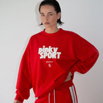 PK x ICONIC - Pinky SPORT Sweatshirt - Red - Pinky & Kamal - stride