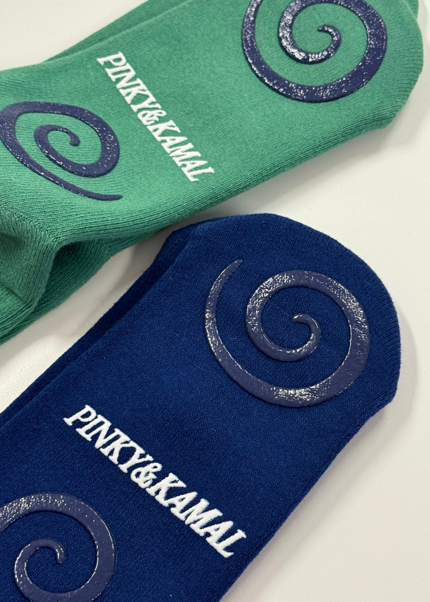 * PRE - ORDER * Pilates Spiral Grip Sock - Sea Green - Pinky & Kamal - stride