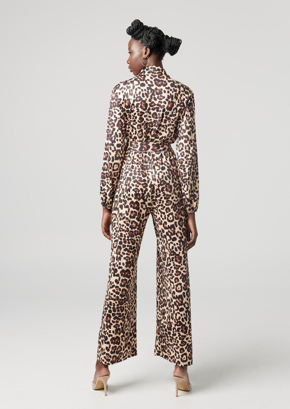 "Ready Set Go" Jumpsuit Leopard / Black-Why Mary-stride