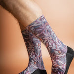Recycled Socks - Protea Burgundy - Peggy & Finn - stride