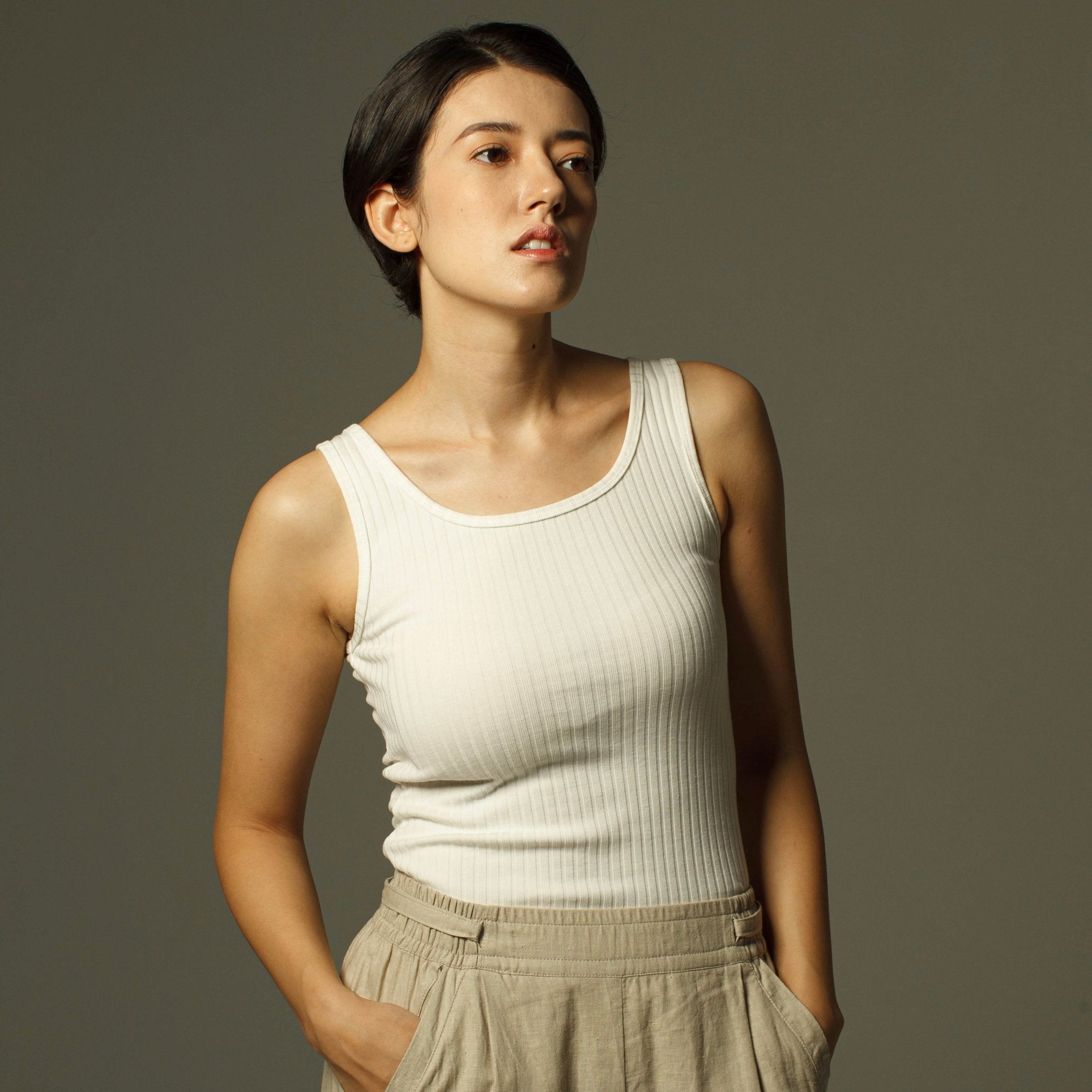 Ribbed Tank Top - Dorsu - stride